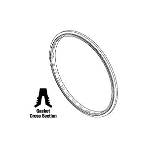 Gasket, Door - Pelton & Crane Autoclave Part: 1539407/019763/PCG066