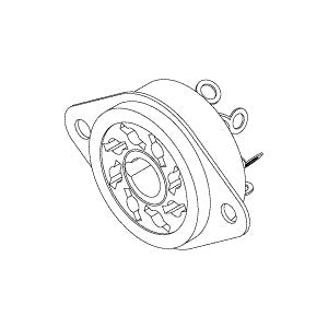 socket, relay Pelton Magnaclave Part: 004837/PCS235