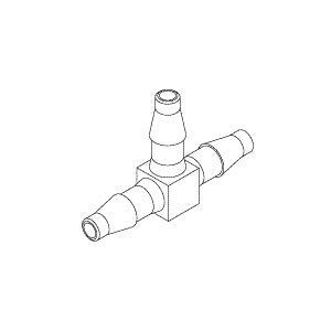 Tee, Barb Scican Statim Autoclave Part 01-10815S/RPB703