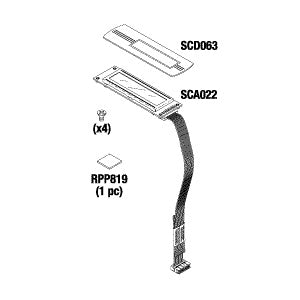 LCD, Kit Scican Statim 2000 Autoclave Part: 01-109494S/SCK062