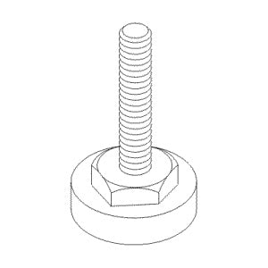 Leg, Leveler Scician Part: 01-101553S/RPF362