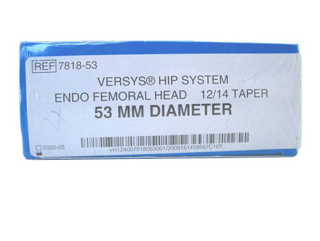    Versys Hip System, Endo Femoral Head, 53mm - 7818-53