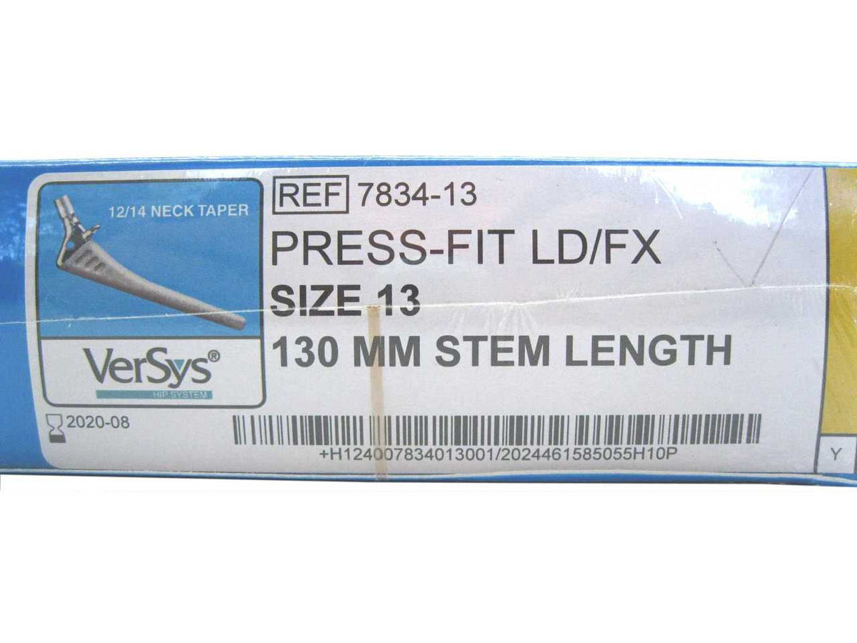    Versys Hip System, Femoral Stem, Press Fit LD/FX, Size 13 - 7834-13