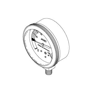 Jacket, Pressure Gauge For Century V116 V120 Part: 7871-051/AMG244