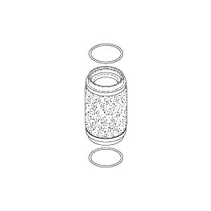 Filter, Oil Mist(Red)Sterrad Sterilizers Part:25-08560-001/SDF002