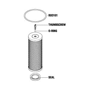 Cartridge, Oil Mist Filter 100NX Sterrad Part: 25-54623-001/SDF061