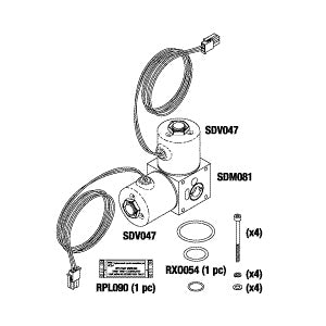 Manifold, Valve 100NX Sterrad Bulk Sterilizer Part: SDA082