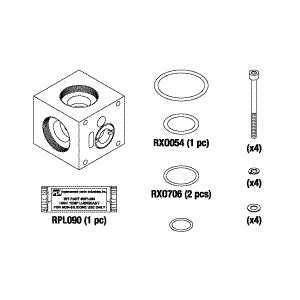 Manifold, Valve NX/100NX Sterrad Sterilizer Part: SDM081