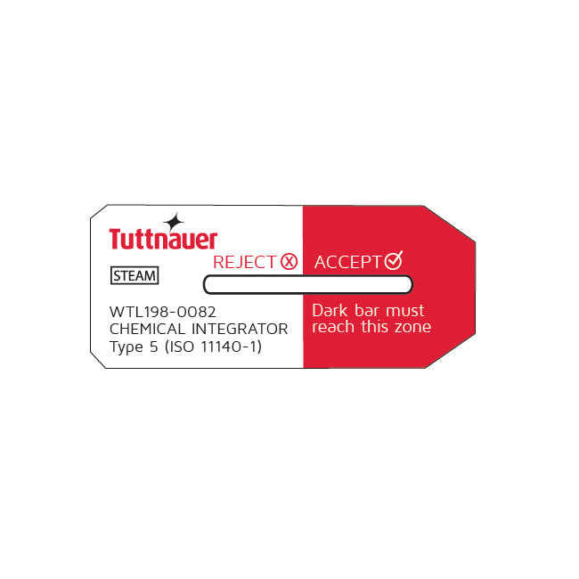 Chemical Indicator tors Type 5 by Tuttnauer SKU: WTL198-0082