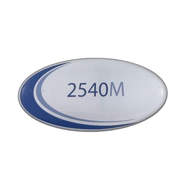 Door Label, Blue Oval Tuttnauer Autoclave Part: LAB048-0295