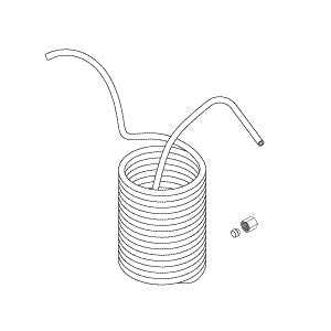 Coil, Condensation Cooling Tuttnauer Part: CC836101/CMT387-0029/TUC145