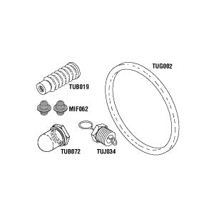 Gasket, PM Kit/Tuttnauer 2340M Serial < 8806 Part: 02610005/TUK123