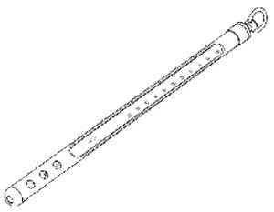Thermometer, Max Register-Various Equipment Part: 011-0012-00/RPT113