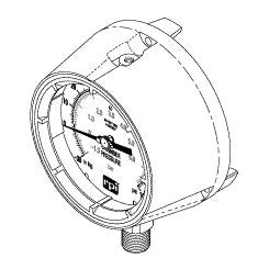Gauge, Pressure (Chamber) for Amsco/Steris Front Panel Part: AMG288