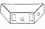 All American Sterilizer - Cast Aluminum Control Box 75X 120V - 4161