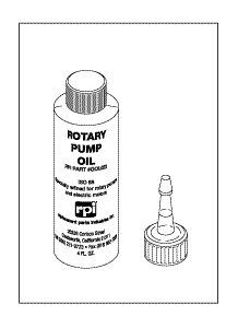ROTARY PUMP OIL for WHIP-MIXVac-U-Vestor Table Top Models
