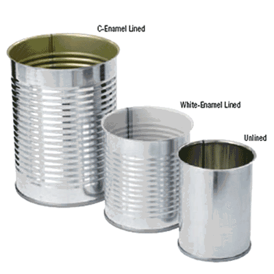 Case of No. 1 Cans without lids by Freund Container