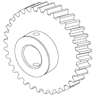 Back Motor Gear - 3800-150