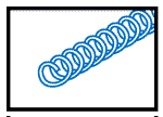Spiral Insert (Blue 1/2" Od) - D106057
