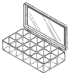 18-COMPARTMENT STORAGE CASE for Various EquipmentBoxes (Stor