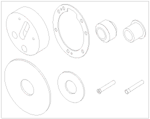 3/4â€ DISC HOLDER ASSEMBLY for AMERICAN STERILIZER Eagle 3000