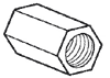 Delta 8/10/OCM/OCR/Sentry/Magna - Condenser Tube nut