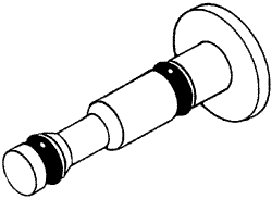 shut-off valve stem for a-dec