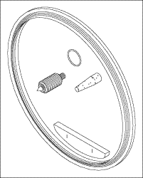 Sterilizer Pm Kit - 1539407 (Door Gasket only) 049672 (Gasket & Spacer)