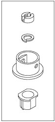 Hardware Only/Gullwing - 42059115 / 0591-608-000