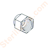 Compression Nut  For Pelton Crane Magnaclave