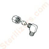 Midmark Ritter M7 Sterilizer - Male Elbow 1/4 x 1/8 MPT