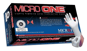 GLOVES MICRO ONE X/S BX/100 M0150XS - 3173060