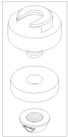 3/4â€ disc holder assembly for amsco/sterisÂ®