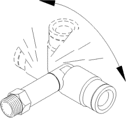 PUSH-IN ELBOW FITTING for SCICAN2000 Series
