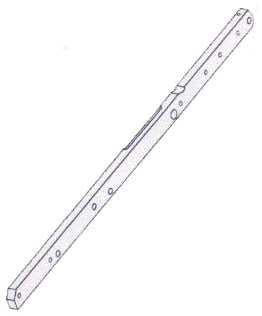 Right Beam for Pelton Crane Chairman Dental Chair - A0L07715FA