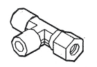 Delta 8/10 Sterilizer - Compression Tee (5/16) - 9442732