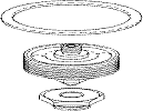 3/4â€ DISC HOLDER for AMERICAN STERILIZER Eagle 3000 (Medium-