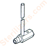 Adapter and Tube Assy For Pelton Crane Magnaclave - MZZA101237