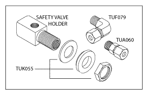 safety valve holder for tuttnauerÂ®