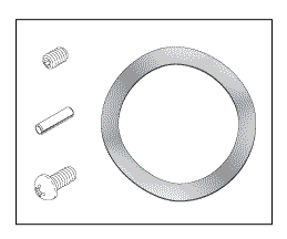 Post Knuckle Hardware Kit - 33 24 105 (Wave Washer Only ) / 090959 (Set Screw Only) / 33 24 154 (Screw Only) / 30 05 001 (Spring Pin Only)