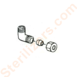 Midmark Ritter M7 Sterilizer - Male Elbow 3/8 x 1/4 Mp - M100509