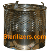 Tomy 315T Sterilizer - Tall Basket ES-315 Solid Bottom - 2331