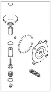 valve repair kit for 1-1/4â€ diaphragm valves for amsco/steri