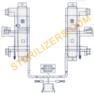 Back Wiring Assembly For Pelton Crane Chairman Dental Chair - A0L19023FA