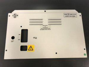 Panel, Rear For Tuttnauer 1730MKV Autoclaves Part: RCV173-0005